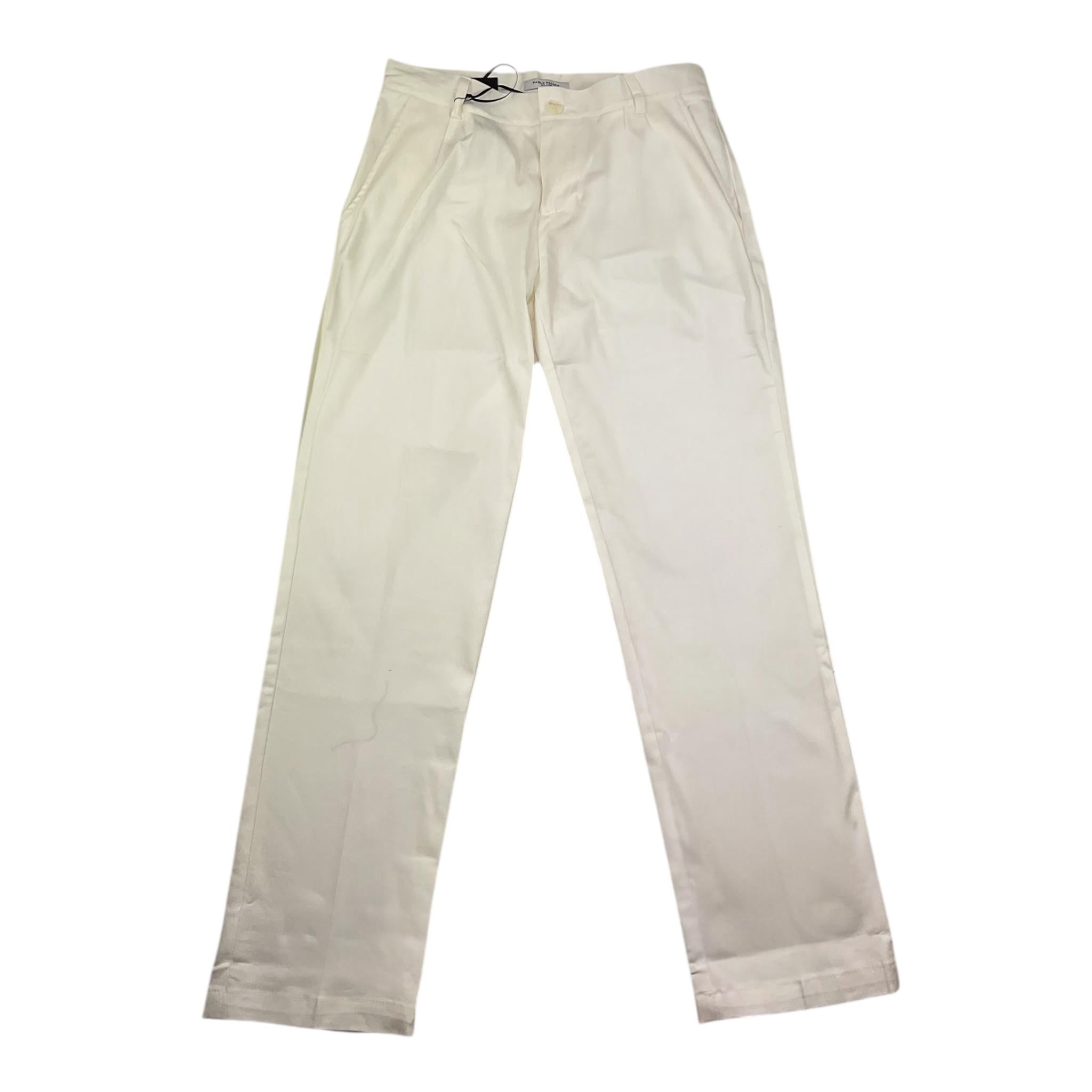 Paolo Pecora Pantalone Tinta Unita con Tasche America per Bambino PP4082J BIANCO PAOLO PECORA 