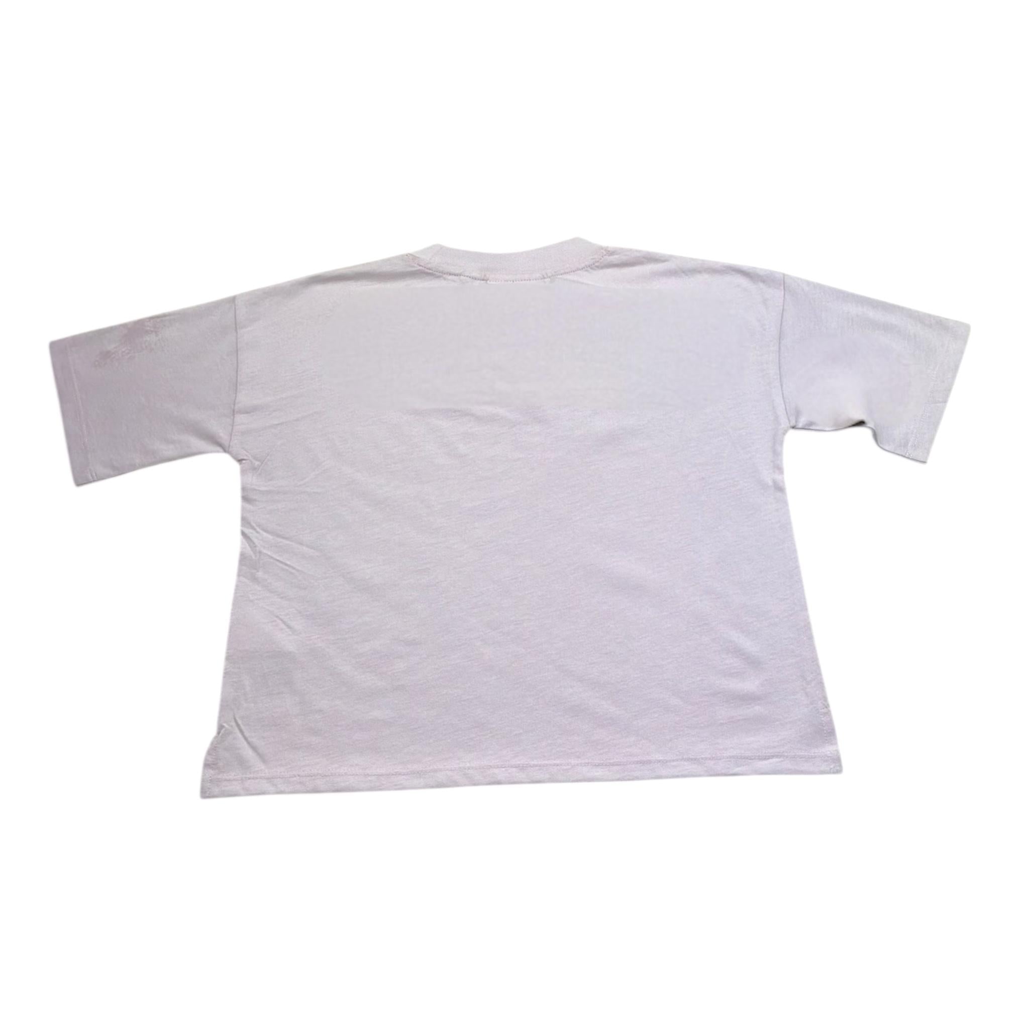 Juicy Couture T-Shirt Girocollo Tinta Unita con Stampa per Bambina JBX6549 ROSA JUICY COUTURE 