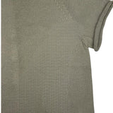 Li & Me T-Shirt Tinta Unita Girocollo Verde per Neonato