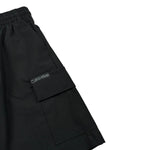 Calvin Klein Bermuda Tinta Unita con Elastico In Vita per Bambino IB0IB02512X NERO CALVIN KLEIN 
