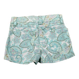 M+E' Short Tinta Unita con Fantasia  per Neonata UE1845X VERDE ACQUA M+E' 