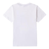 Sarabanda T-Shirt Girocollo Tinta Unita con Stampa per Bambino 0B602 BIANCO SARABANDA 