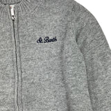 SAINT BARTH maglia tinta unita mezzo collo con zip Grigio per Bambino JEF0001 GRIGIO SAINT BARTH 