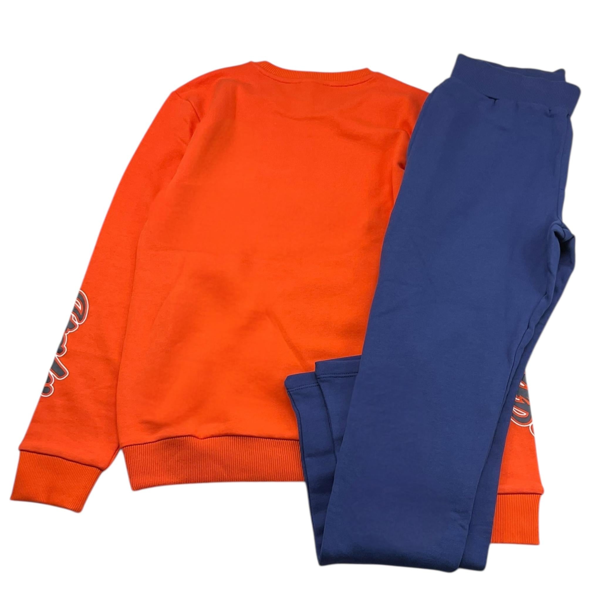 DANIELE ALESSANDRINI completo 2pz felpa-pantalone tuta Arancione per Bambino KFNRO ARANCIONE DANIELE ALESSANDRINI 