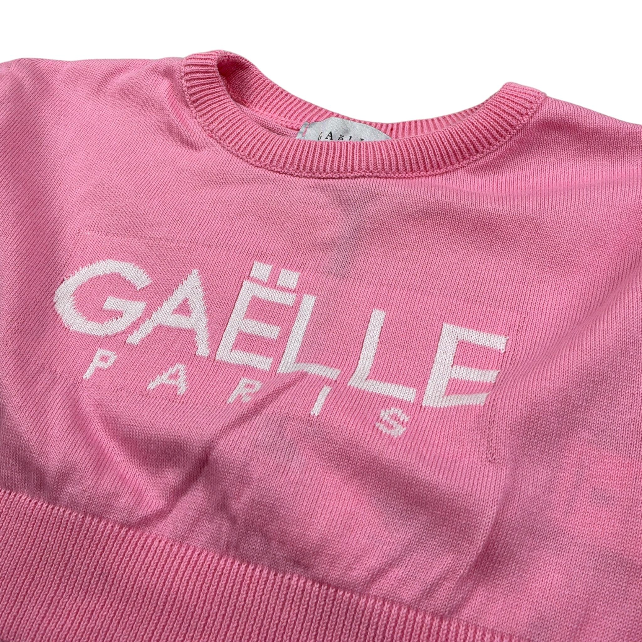 Gaelle Maglia tinta unita con Stampa Rosa per Bambina 2745WY00513 ROSA GAELLE 