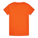 Guess T-Shirt Gircollo Tinta Unita con Stampa per Neonato I3RI03K8HM0 ARANCIONE GUESS 