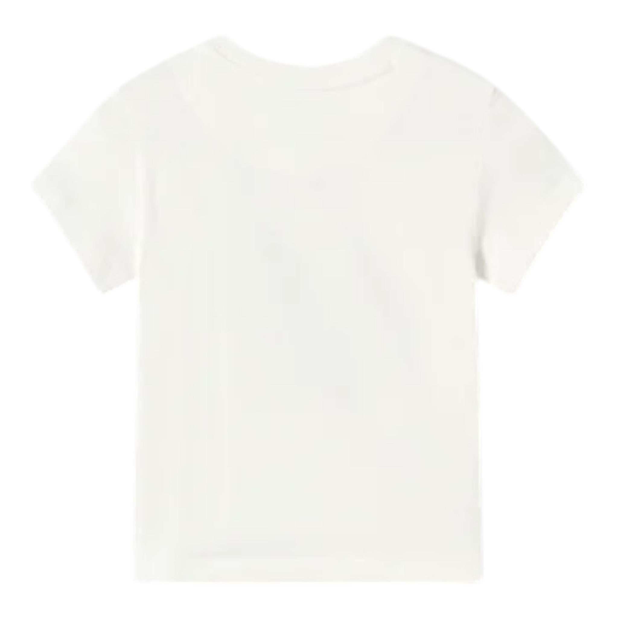 Mayoral T-Shirt Girocllo Tinta Unita con Stampa per Neonato 1062X BIANCO MAYORAL 