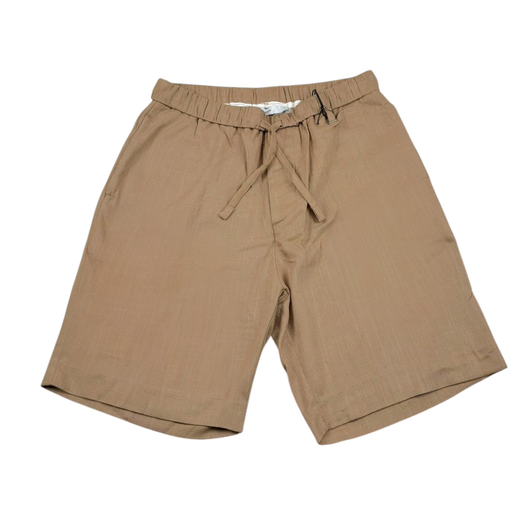 I'M Brian Bermuda Tinta Unita con Elastico In Vita per Bambino BE3247J BEIGE I'M BRIAN 