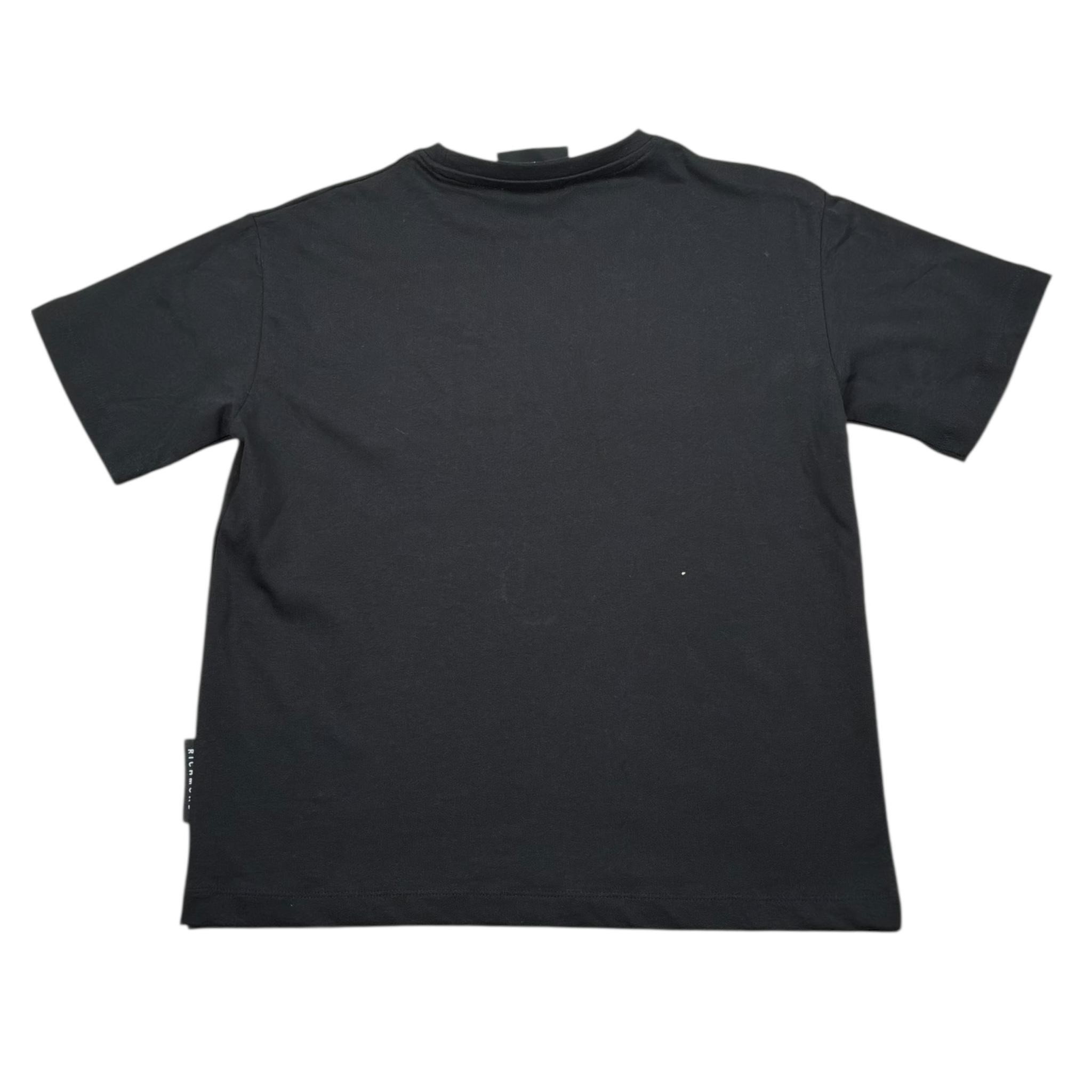 John Richmond T-Shirt Girocollo Tinta Unita con Stampa per Bambina RGP26176TS NERO JOHN RICHMOND 