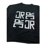 John Richmond Felpa Chiusa Girocollo Tinta Unita con Stampe per Bambina RGP26002FE NERO JOHN RICHMOND 