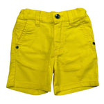 Boss Bermuda Tinta Unia con Girovita Regolabile per Neonato J04423 GIALLO BOSS 
