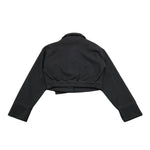 TO be too giubbino tinta unita con zip Nero per Bambina TBT2500 NERO TO be too 