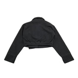 TO be too giubbino tinta unita con zip Nero per Bambina TBT2500 NERO TO be too 