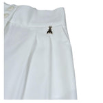 Patrizia Pepe Pantalone Tinta Unita Modello Palazzo per Bambina 7P0386 BIANCO PATRIZIA PEPE 