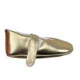 Le Bebe' Ballerina Tinta Unita con Strappi per Neonata LBG4659 ORO LE BEBE' 