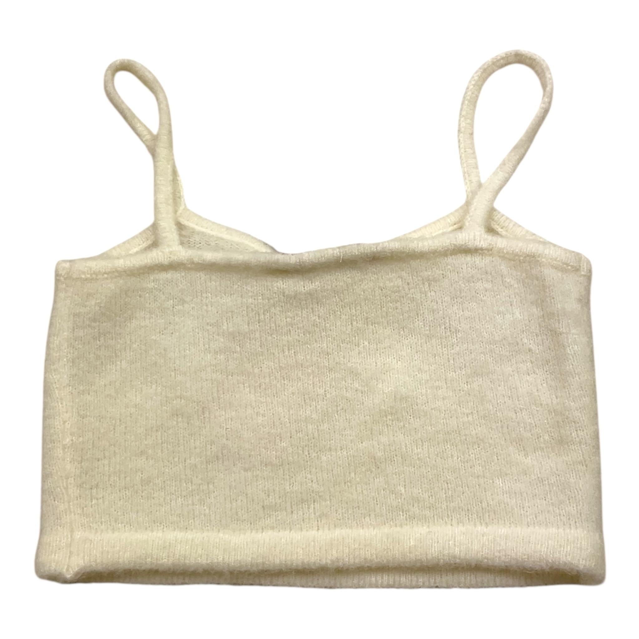 MISS BLUMARINE top tinta unita con applicazioni brillantini Panna per Bambina IF4005MA39P PANNA MISS BLUMARINE 