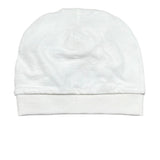 Moschino Cappello Tinta Unita con Stampa per Neonato MMY04Y BIANCO MOSCHINO 