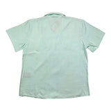 Never Too Camicia Mezza Manica Tinta Unita Verde Acqua Per Bambino