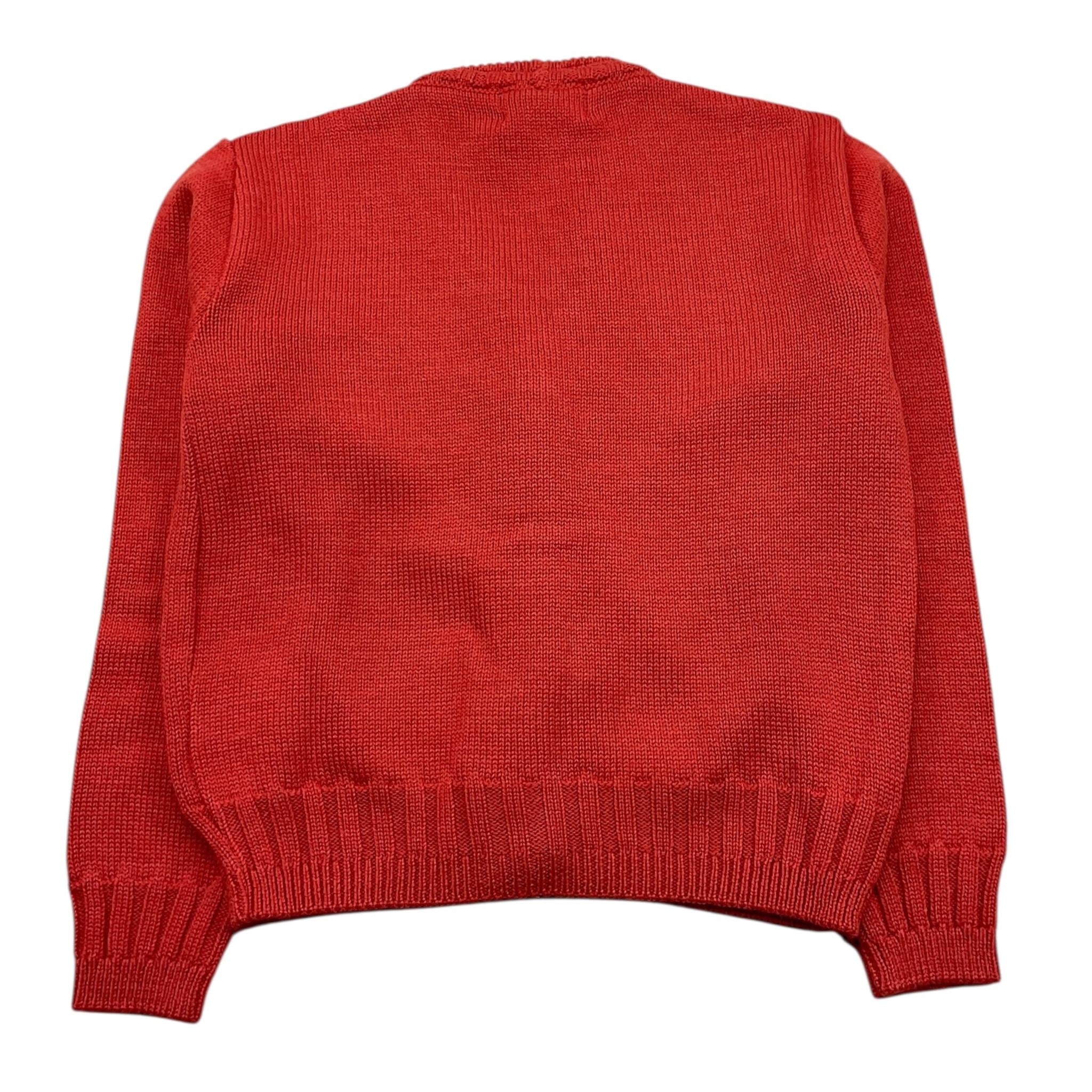 MIMISOL cardigan tinta unita con bottoni Corallo per Bambina MFMA049 CORALLO MIMISOL 