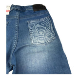 Cesare Paciotti Pantalone Effetto Denim Tinta Unita con Elastico In Vita per Bambino PTP5101B BLU CESARE PACIOTTI 
