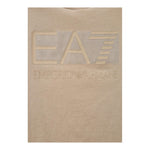 Emporio Armani T-Shirt Girocollo Tinta Unita con Logo per Bambino U6155 BEIGE EMPORIO ARMANI 