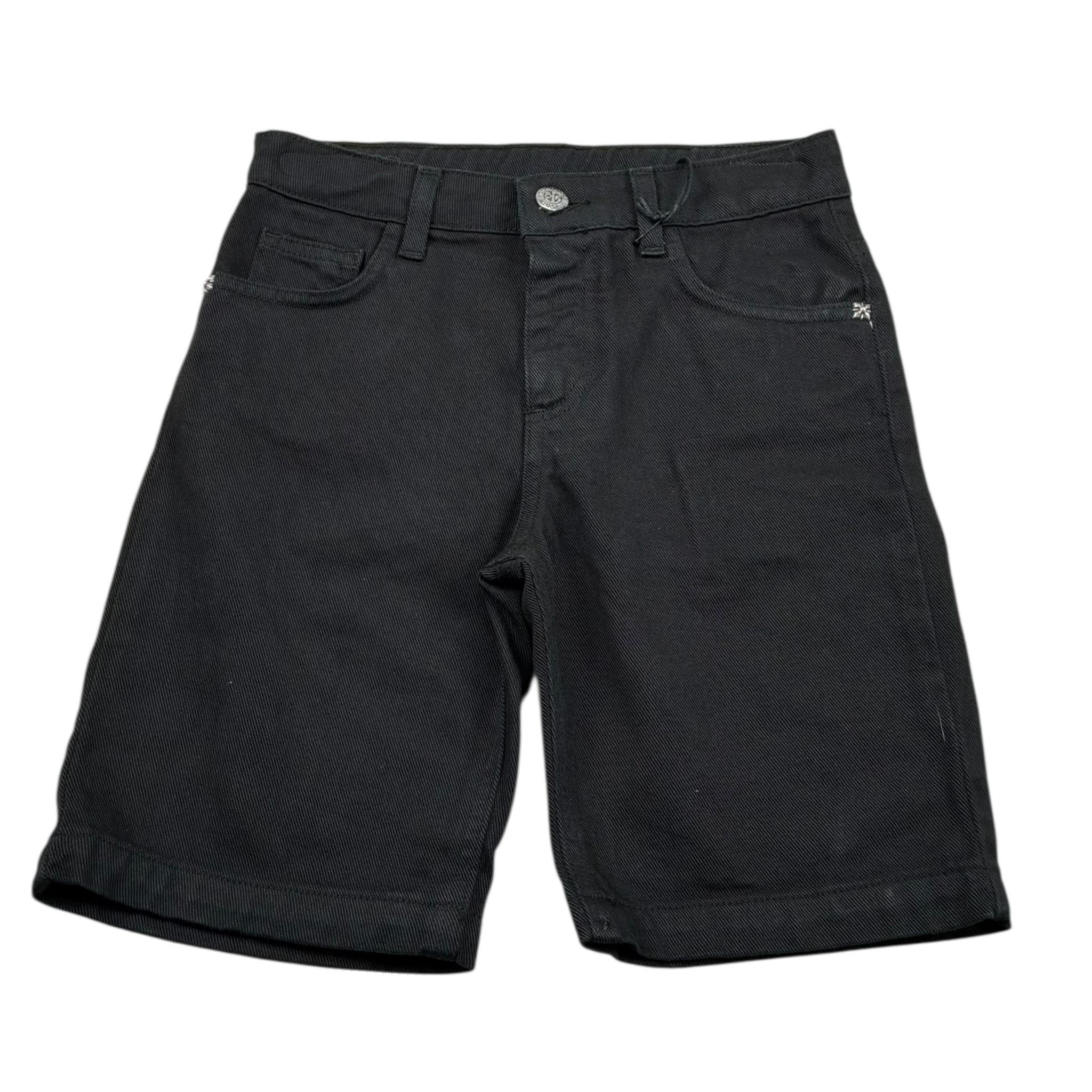 John Richmond Bermuda Tinta Unita con Girovita Regolabile per Bambino RBP2617BE NERO JOHN RICHMOND 