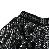 John Richmond Gonna tinta unita con Elastico In Vita Logato Argento per Bambina RGA23094GO ARGENTO JOHN RICHMOND 