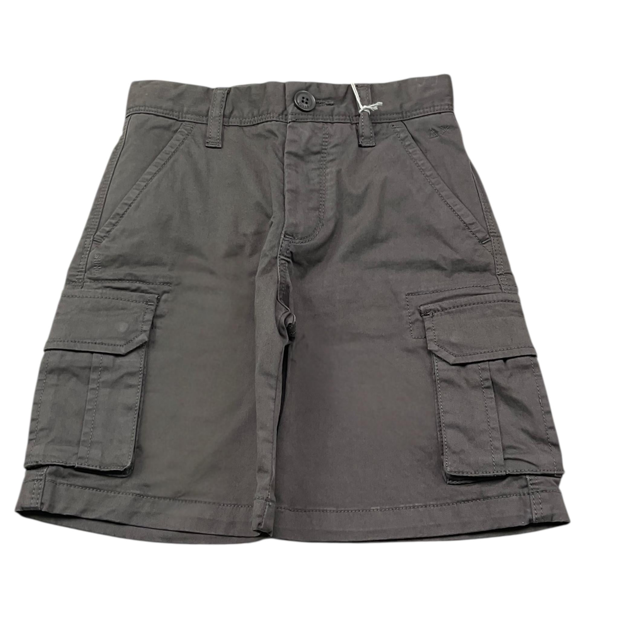 Sun68 Bermuda Tinta Unita con Girovita Regolabile per Bambino CPB35304 GRIGIO SUN68 