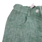 Le Coconne Pantalone Tinta Unita Modello Zampa per Bambina LCN2079 VERDE LE COCONNE 