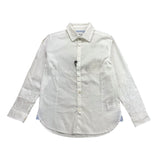 Berna Camicia Tinta Unita Con Bottoni Bianco Per Bambino