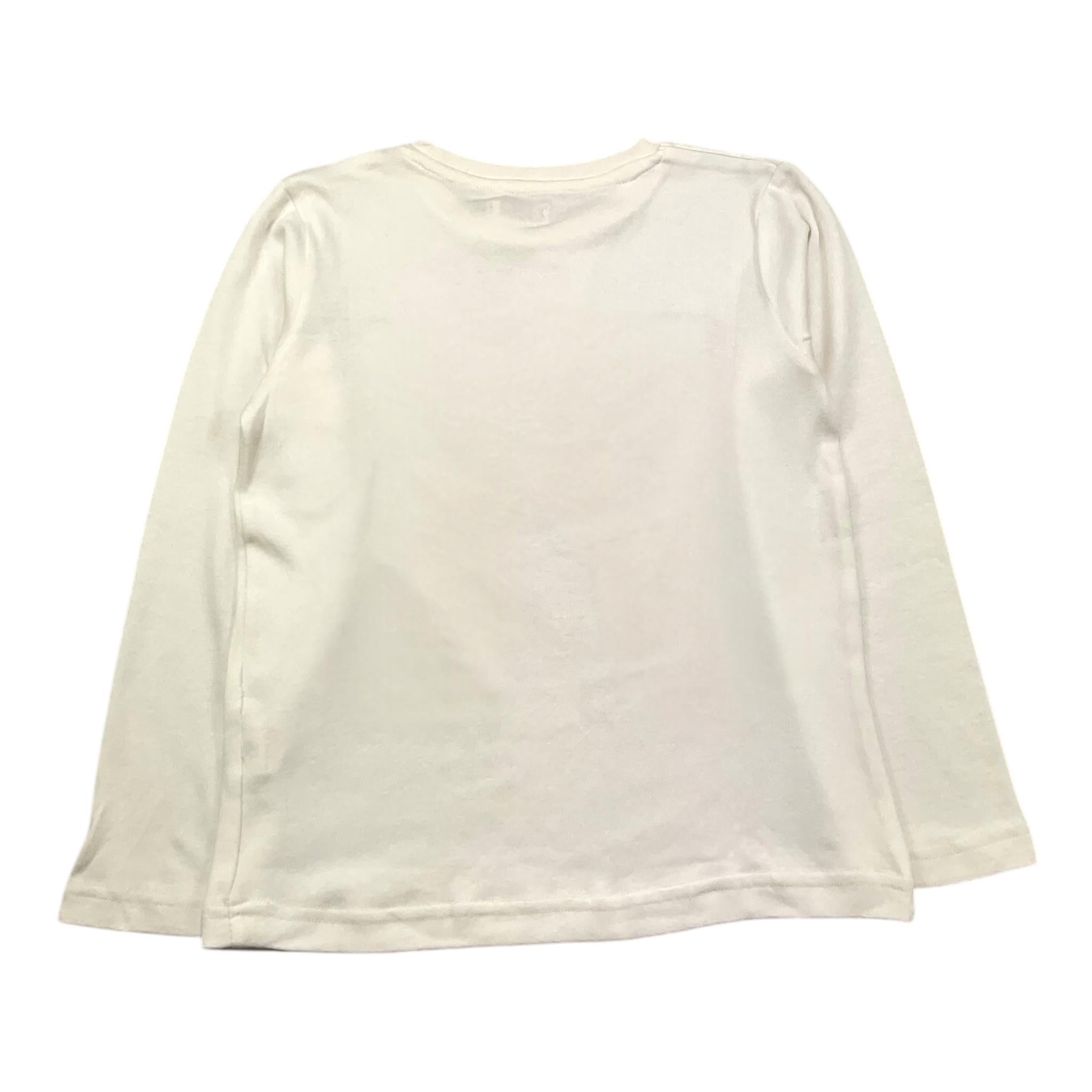 EMC shirt girocollo tinta unita con stampa in contrasto Bianco per Bambino BX2309 BIANCO EMC 