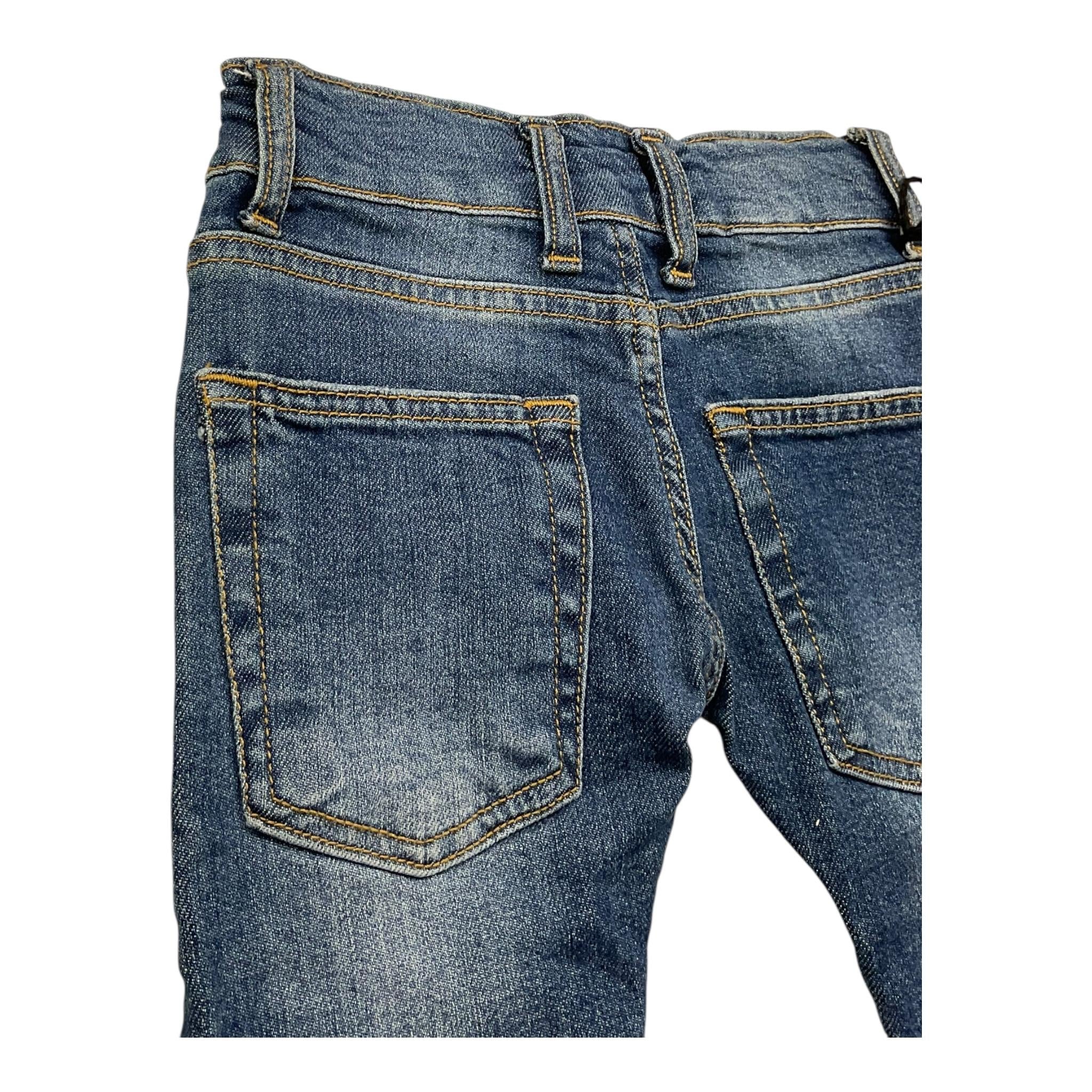 ALEXANDER KIM 47 jeans tinta unia con girovita regolabile Blu per Bambino J-TWIST BLU ALEXANDER KIM 47 