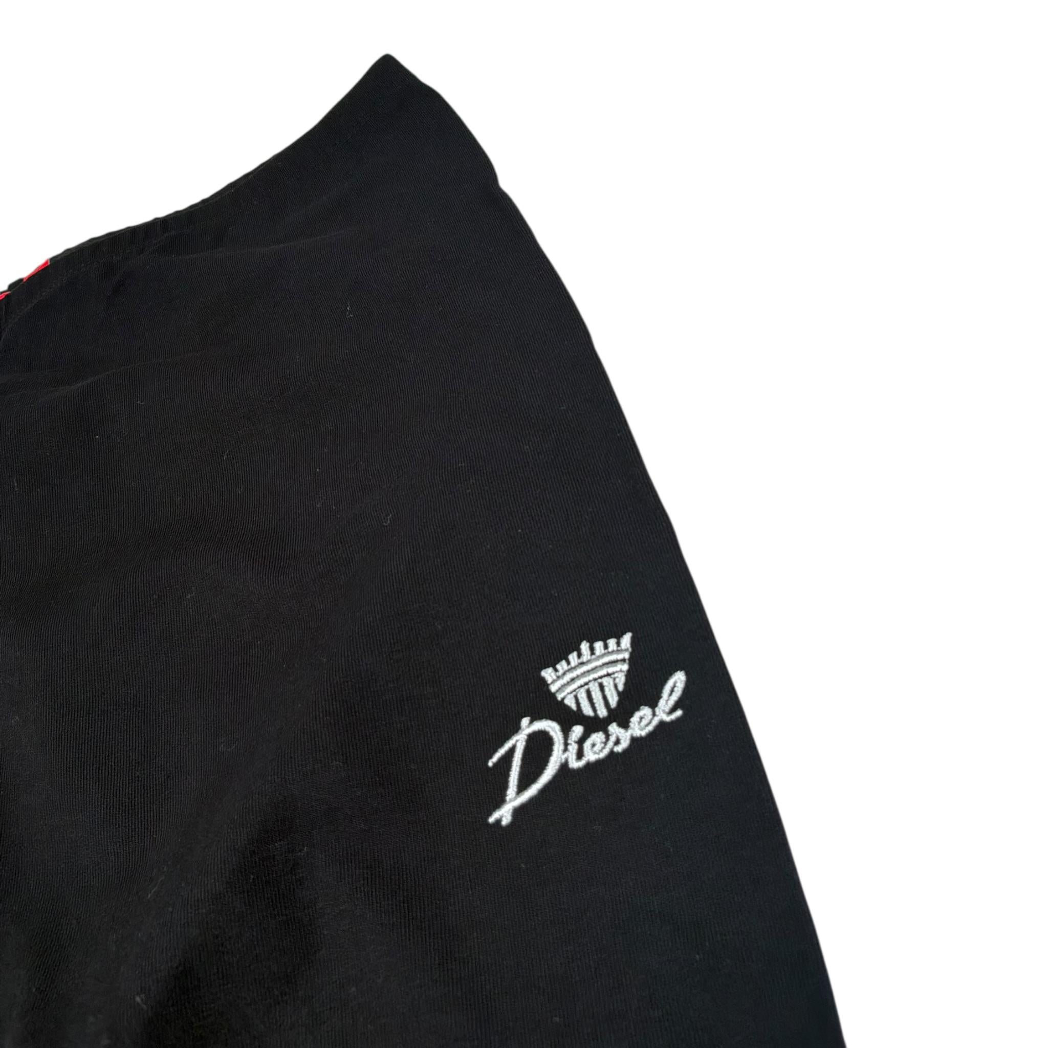 Diesel Leggins Tinta Unita con Logo per Bambina J01806 NERO DIESEL 