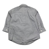 Cesare Paciotti Camicia Manica Lunga Fantasia A Righe Bianco/Blu Per Neonato