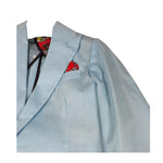 Neill Katter Completo 2 Pezzi Giacca-Pantalone Tinta Unita per Bambino 72219 AZZURRO NEILL KATTER 