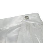 Illiana Short Tinta Unita con Tulle per Bambina 555 BIANCO ILLIANA 