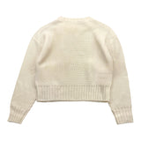 PATRIZIA PEPE maglia girocollo tinta unita Panna per Bambina 7K0049X PANNA PATRIZIA PEPE 
