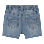 Mayoral Bermuda tinta unita In Denim con Elastico In Vita Azzurro per Neonato 1209X AZZURRO MAYORAL 