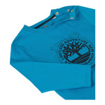 TIMBERLAND shirt girocollo tinta unita con logo Azzurro per Bambino T602151J AZZURRO TIMBERLAND 