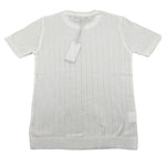 Numbers T-Shirt Girocollo In Filo Tinta Unita per Bambino FIL07 BIANCO NUMBERS 