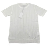 Numbers T-Shirt Girocollo In Filo Tinta Unita per Bambino FIL07 BIANCO NUMBERS 