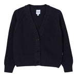 Aspesi Cardigan Tinta Unita con Bottoni per Bambino S25004GFEM110 BLU ASPESI 