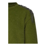 FUN & FUN maglia girocollo tinta unita cn applicazioni Verde per Bambina FCJSW00039 VERDE FUN & FUN 