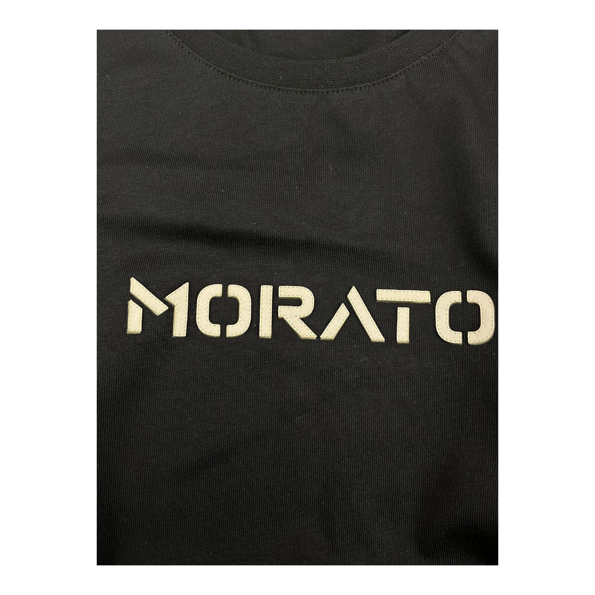 ANTONY MORATO shirt tinta unita girocollo con stampa Nero per Bambino MKKL00267 NERO ANTONY MORATO 