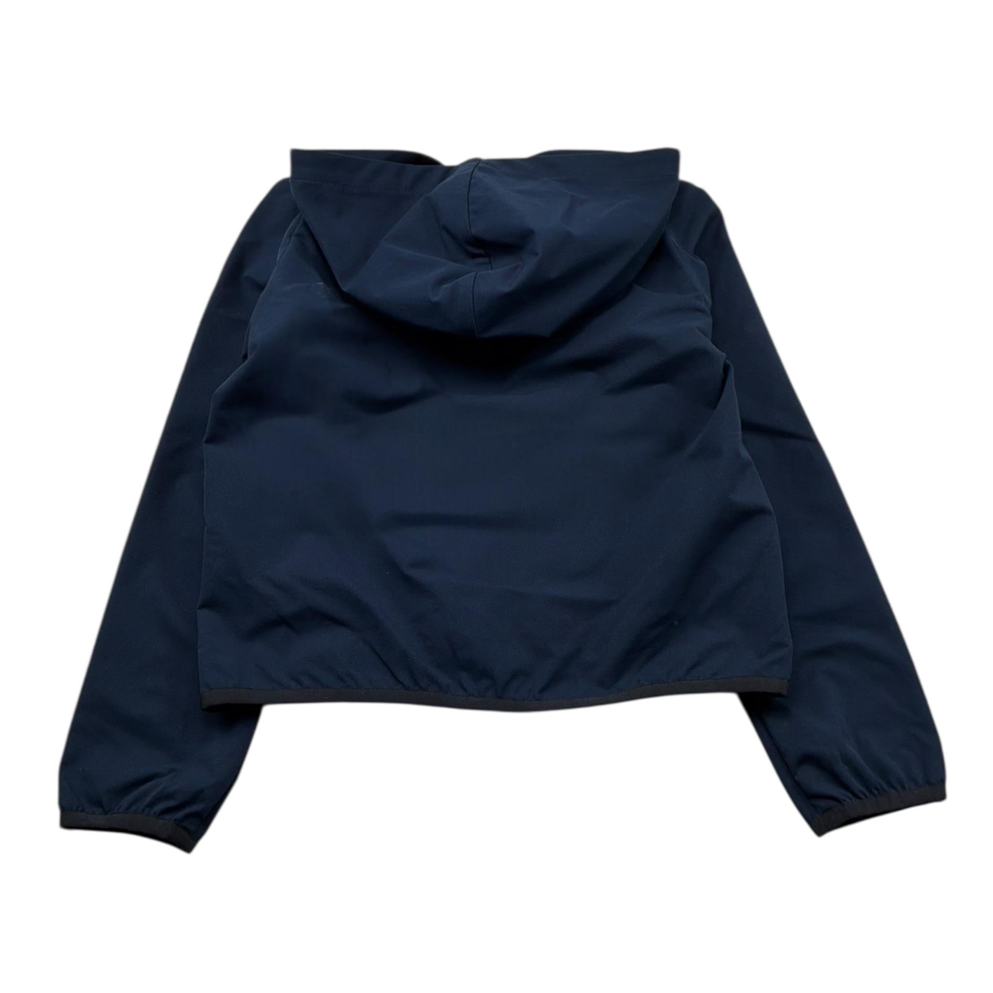 K-Way Giubbino Tinta Unita con Zip E Cappuccio per Bambino K4133FW BLU K-WAY 