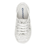 SUPERGA sneakers tinta unita con ricami Bianco per Bambina S008YB0 BIANCO SUPERGA 