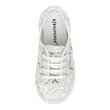 SUPERGA sneakers tinta unita con ricami Bianco per Bambina S008YB0 BIANCO SUPERGA 