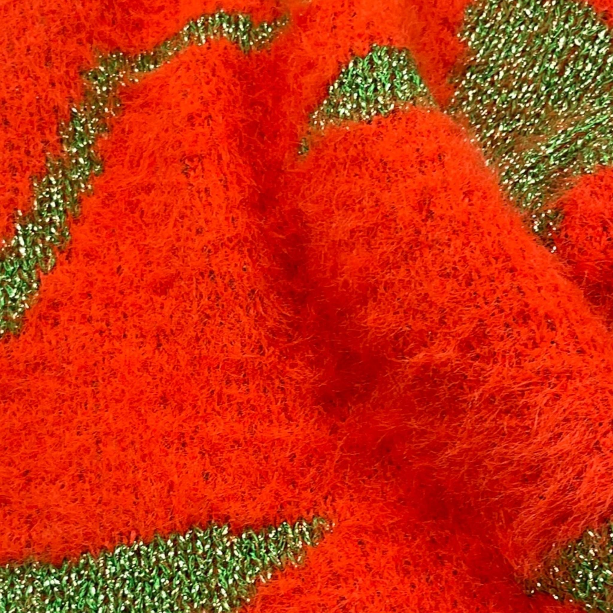 KAOS maglia tinta unita con stampa stelle Arancione per Bambina KS033 ARANCIONE KAOS 