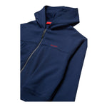 Max&Co. Felpa con Zip E Cappuccio Tinta Unita per Bambina MX01156 BLU MAX&Co. 