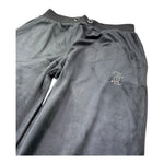 Juicy Couture Pantalone Tinta Unita In Velluto per Bambina JBX6596 GRIGIO JUICY COUTURE 